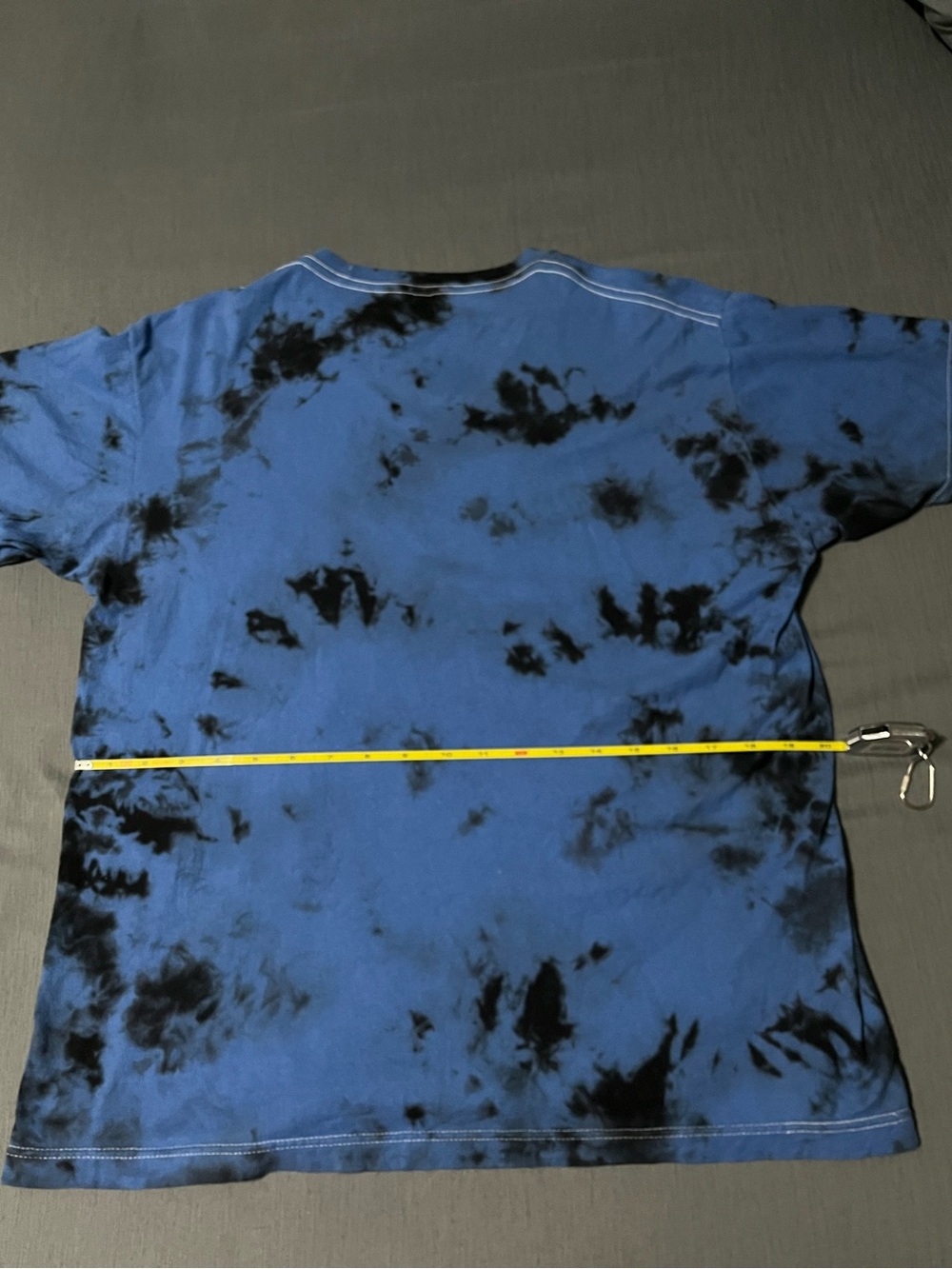 Hot Topic Large Ravenclaw Blue Tie-Dye T-Shirt and Navy Plaid Skirt Set - Picture 10 of 16